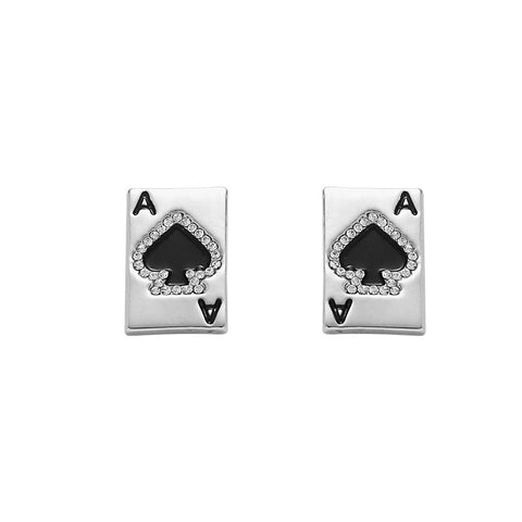 Poker oorbellen
